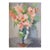Mid 20th Century Peach Gladiolas Still Life Painting For Sale