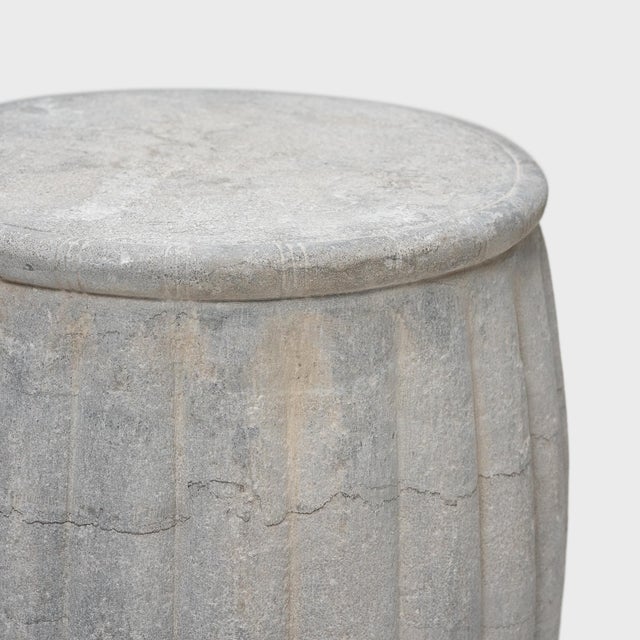 Chinese Melon Stone Drum For Sale - Image 4 of 6