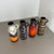 Vintage Fat Lava Pottery Vases by Scheurich, Germany, 1970s, Set of 4 For Sale - Image 3 of 18