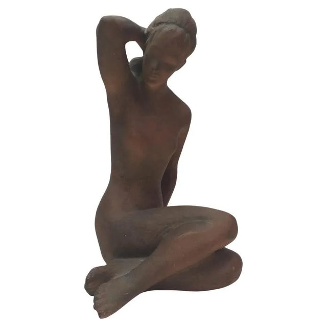 Nude Ceramic Woman from Kokrda, Czechoslovakia, 1960s For Sale - Image 9 of 9
