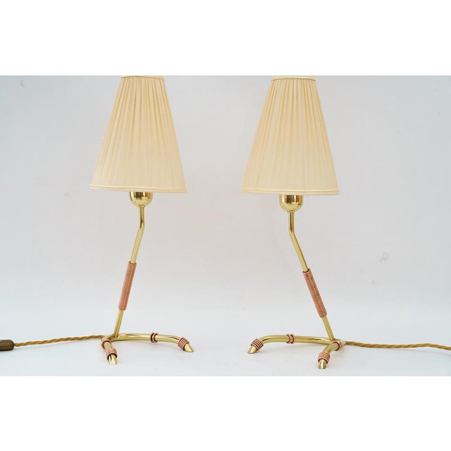 Mid-Century Modern Vintage Table Lamp by Rupert Nikoll, 1950s, Set of 2 For Sale - Image 3 of 18