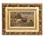 Oil on canvas of cows in landscape by Raymond Desvarreux. French painter who lived 1848-1912. Signed lower right.