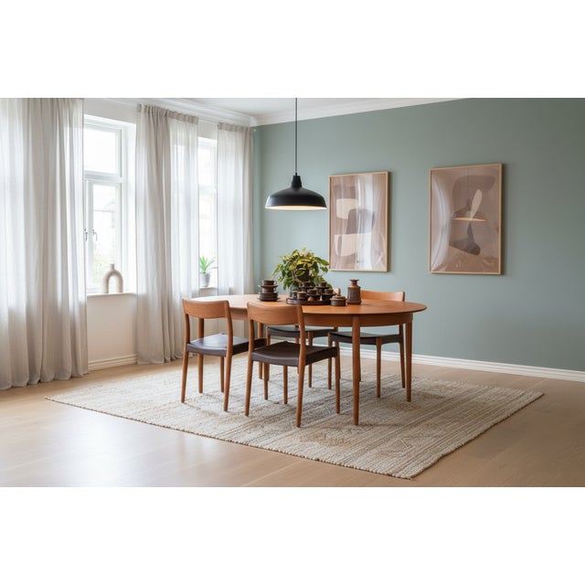 Danish Dining Chairs in Teak and Leather, 1960s, Set of 6 For Sale - Image 12 of 18