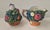 Vintage Summer Harvest ceramic Sugar & Creamer, by Fitz And Floyd. Colorful sculpted vegetables, make up this set. Red...