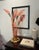 1970's Pink Acrylic and Brass Table Lamp For Sale - Image 4 of 7