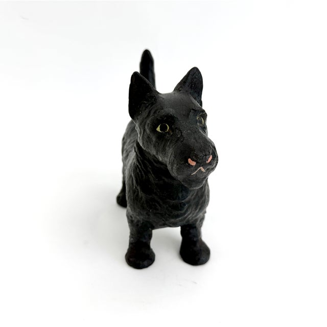 Metal Antique Cast Iron Scottish Terrier Doorstop For Sale - Image 7 of 7