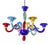 Brazil Chandelier in Multicolored Murano Glass by Bottega Veneziana For Sale
