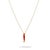 Spirit Fish Orange Enamel Gold Necklace For Sale In Miami - Image 6 of 8