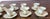 Set 8 Japanese Porcelain Lotus Shaped Demitasse Cups & Saucers, C1970s For Sale In New York - Image 6 of 10