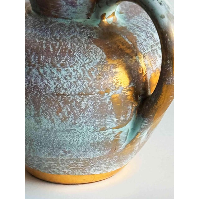 Blue Mid Century Stangl Pitcher For Sale - Image 8 of 9