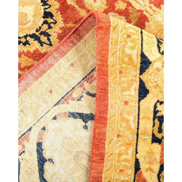 Mogul, One-of-a-Kind Hand-Knotted Area Rug in Orange, 6' 2" x 9' 4" For Sale In New York - Image 6 of 8