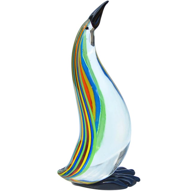 Mid-Century Licio Zanetti Murano Italian Art Glass Penguin Figurine For Sale In New York - Image 6 of 10