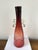 Ruby Red Bottle Vase with Applied Clear Glass Wings by Jerzy Słuczan-Orkusz for Huta Szkła Tarnowiec, Poland, 1970s For Sale - Image 14 of 14