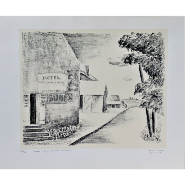 Printmaking Materials Teall (La Verne Teall) Messer, Verdes, Loir et Cher, France, 1928 For Sale - Image 7 of 7