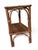 Vintage Bamboo Two-Tier Side Table | Hollywood Regency Coastal Rattan Accent Table For Sale In Buffalo - Image 6 of 10