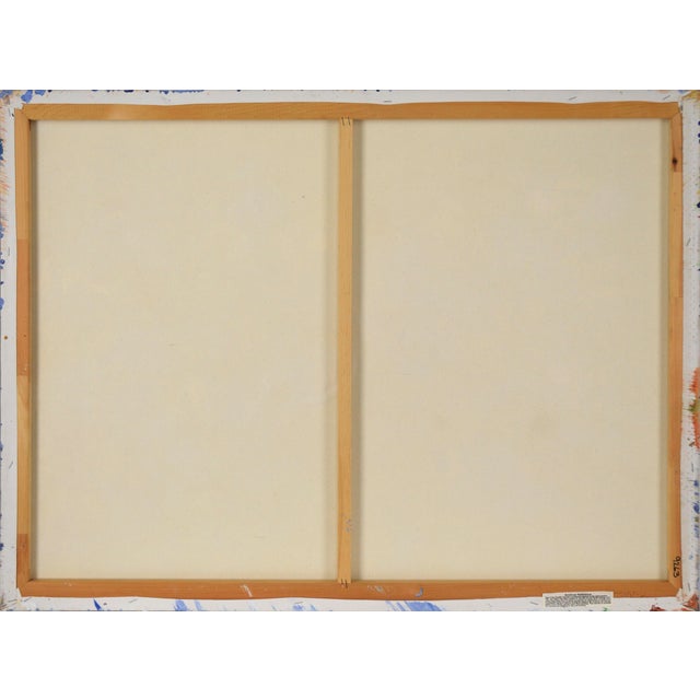 Red Underneath - Textured Expressionist Composition in Acrylic on Canvas by Charles David Francis For Sale - Image 10 of 10