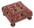 Primrose Red Tapestry Footstool For Sale
