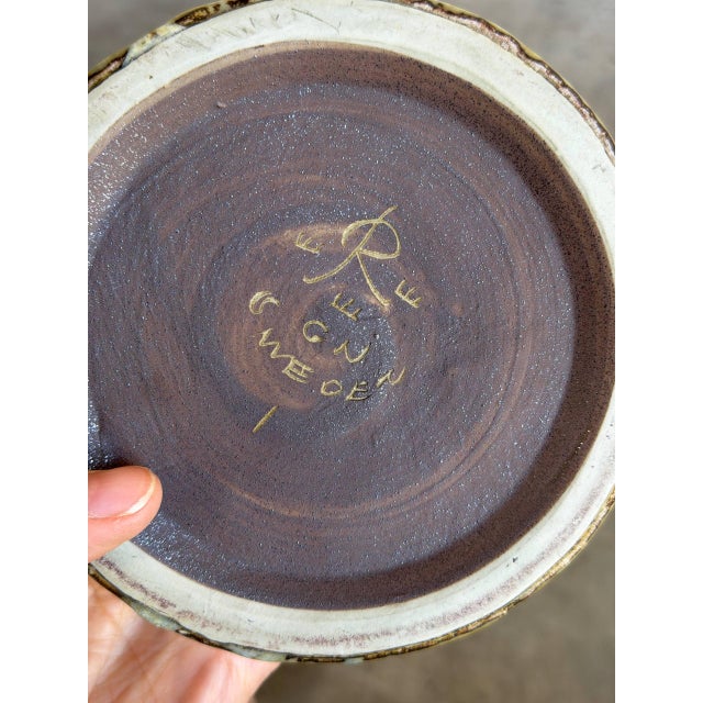 Mid 20th Century Vintage Mid-Century Modern Gefle Sweden Ceramic Small Plate 1960s For Sale - Image 5 of 10