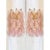 Contemporary and luxury wall sconce with pink “poliedri” in venini style. "poliedri" glass elements are blown inside a...