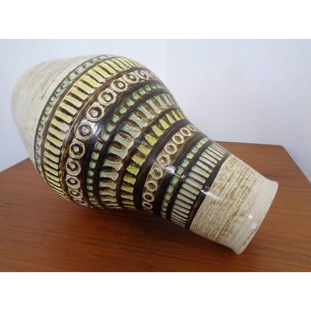 Fat Lava Ceramic Vase from Jasba, 1970s For Sale - Image 11 of 14