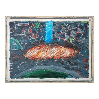 Elfi Schuselka Abstract Composition Oil on Canvas For Sale