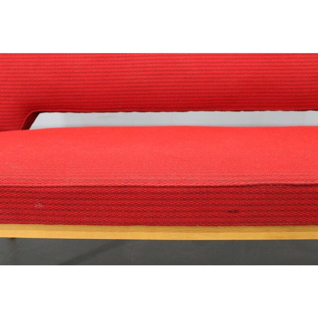 Red Mid-Century Daybed from Miroslav Navrátil, Czechoslovakia, 1960s For Sale - Image 8 of 17