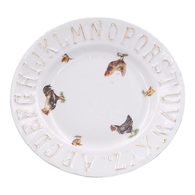 Circa 1870 Paris Porcelain Child's Dish, France For Sale