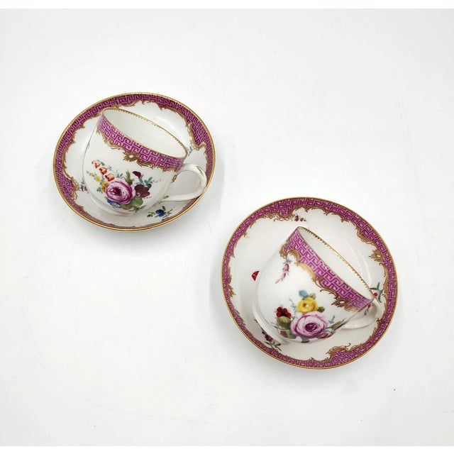 German Tea Service from Meissen, 1910, Set of 4 For Sale - Image 11 of 11