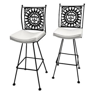 Mid Century Modern Arthur Umanoff Swivel Barstools - a Pair For Sale