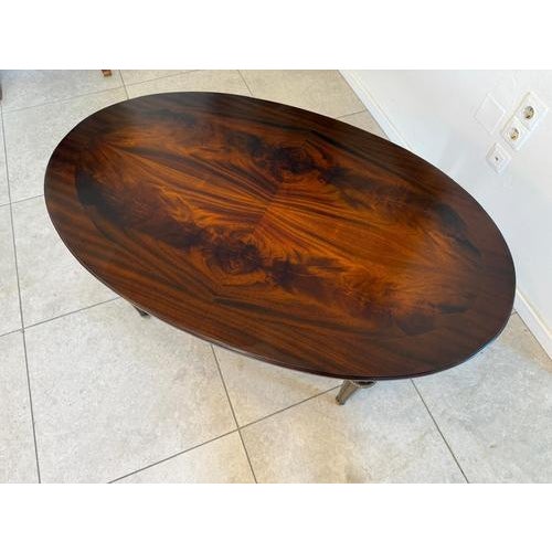 Brown Baroque Style Coffee Table by Ifantik For Sale - Image 8 of 11