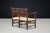 Wood French Patinated Beech and Rush 2-Seat Bench, France, 1950s For Sale - Image 7 of 11