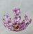 1980s 1980s Italian Style Hand-Painted Pink and Purple Murano Glass Floral Chandelier - 4-Light⁠ For Sale - Image 5 of 18