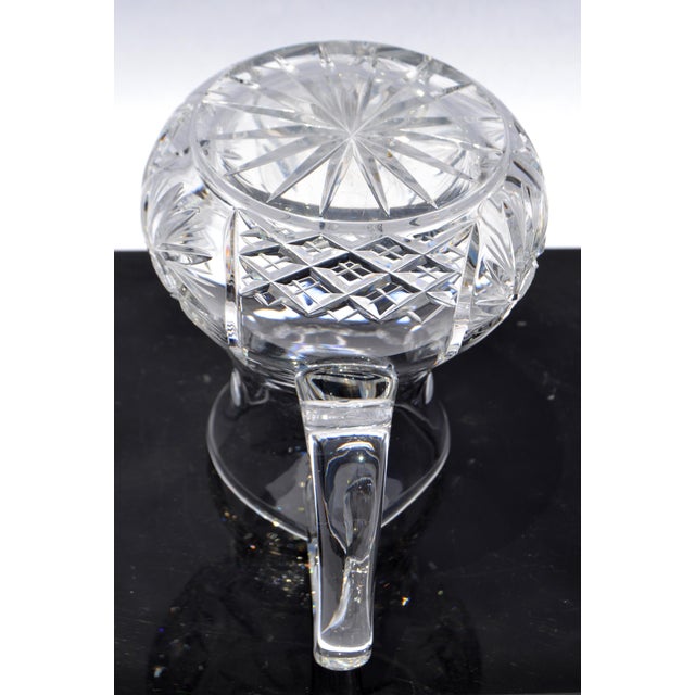Early-20th Century American Brilliant Cut Glass Pitcher Carafe Decanter 50% Lead For Sale - Image 14 of 17