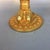 Metal Vintage Pair of Gilt Bronze Kneeling Figure Candlesticks - Buddhist Altar Lamps For Sale - Image 7 of 9