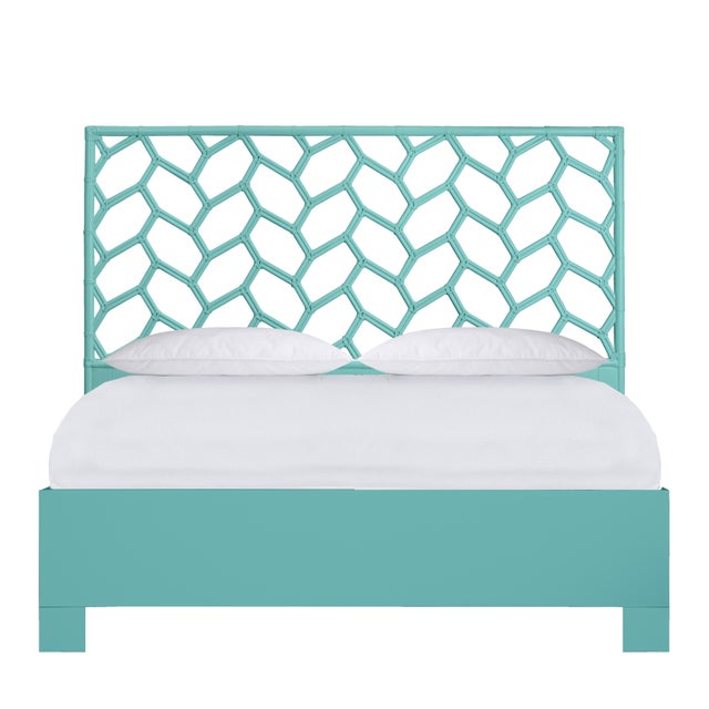 Silas Standard Bed King - Turquoise For Sale - Image 12 of 12