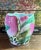 This is a lovely & vibrant Vintage Chinese Famille Rose Longevity Peach Porcelain Cup or Brush Pot from the Mid-Century....