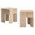 Triangle Wood Stools by Aldo Bakker for Karakter, Set of 2 For Sale - Image 10 of 10