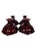 Vintage Anchor Hocking Royal Ruby Red Candlestick Holders, Set of 4 For Sale - Image 9 of 11