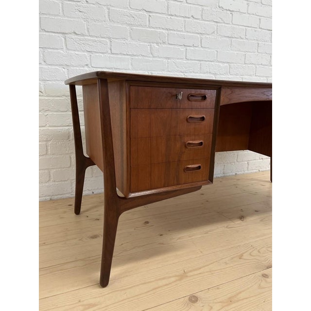 Teak Executive Desk from Svend Aage Madsen, 1960s For Sale - Image 4 of 13