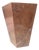 Handmade Wooden Faux Porphyry Marble Wastebasket For Sale