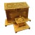 Late 19th Century Ornate French Repousse Gilt Bronze Letterbox Inkstand For Sale