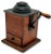 Unusual Antique American Cast Iron & Wood Hand Crank Coffee Grinder - Circa Late 19th Century For Sale - Image 10 of 18