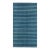 Rug & Kilim's Oversized Contemporary Dhurrie Rug in Blue Geometric Stripes - 5x7 For Sale