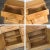 Mid 20th Century Rustic Small Credenzas or Buffet Cabinets Ranch Oak by A. Brandt Company, a Pair For Sale - Image 11 of 13