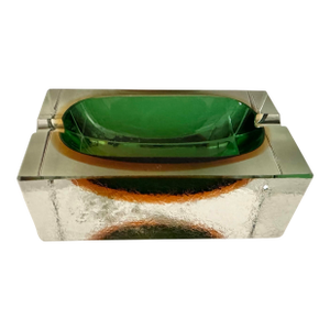 Murano Flavio Poli Sommers Submerged Art Glass Ashtray