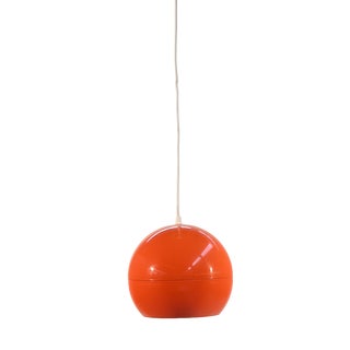Space Age Orange Ceiling Lamp by Studio Tetrarch for Artemide, 1968 For Sale