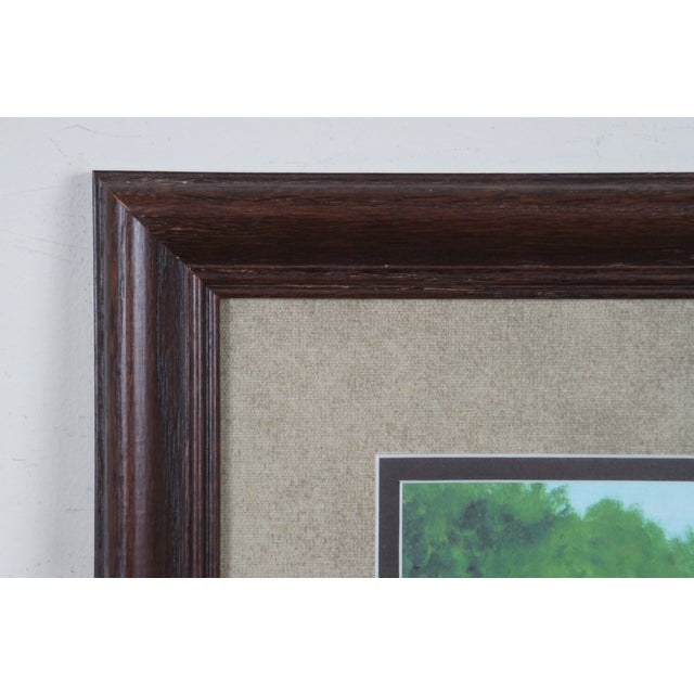 1980s Velma Flatt Cookville Tennessee Smiths Chapel Church Cemetery Print 23" For Sale - Image 11 of 11