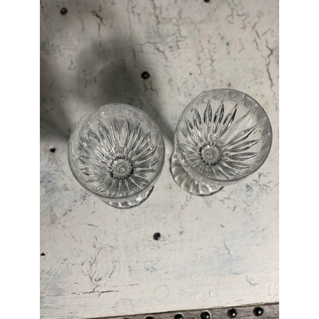 Art Deco 2000s Mikasa Park Lane Tall Wine Glasses- Set of 2 For Sale - Image 3 of 7