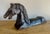 Primitive Hand-Chiseled Horse Sculptures, Wood, Spain, 1940s For Sale - Image 9 of 14