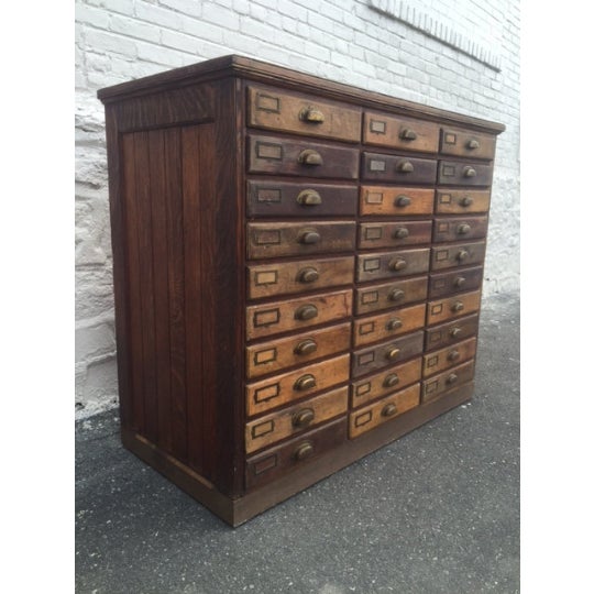 Antique 30 Drawer Wooden Apothecary Chairish